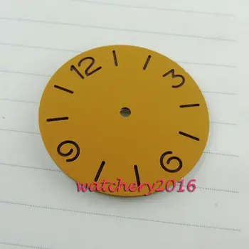 

38.9mm Bliger orange dial hollow Number kit fit automatic movement Men's Watch dial
