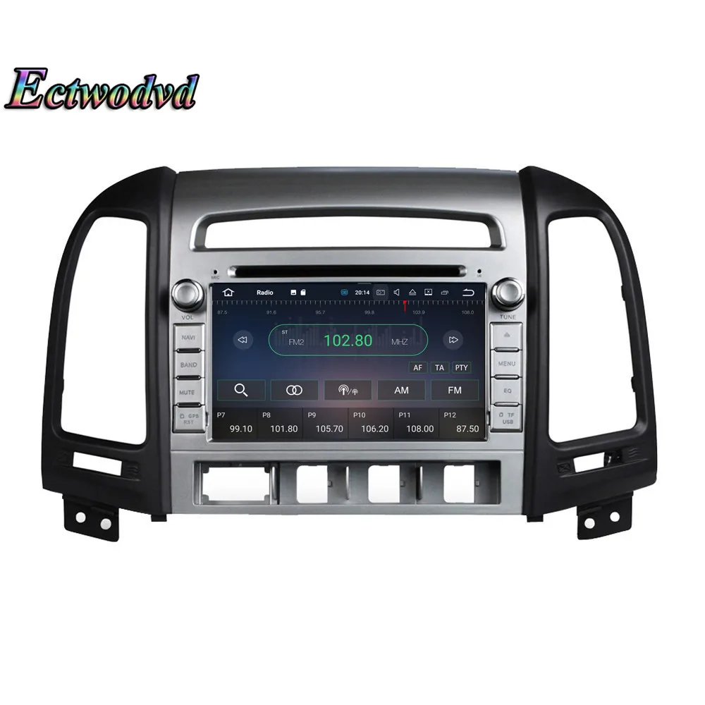 Cheap Ectwodvd Octa Core 4G RAM 64G ROM Android 9.0 Car Multimedia DVD Player GPS HeadUnit for Hyundai SANTA FE 2012 2013- 16