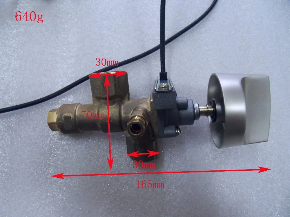 Латунный автоматический газовый запорный клапан Защита от пламени безопасный клапан термопары клапан с пьезовоспламенителем