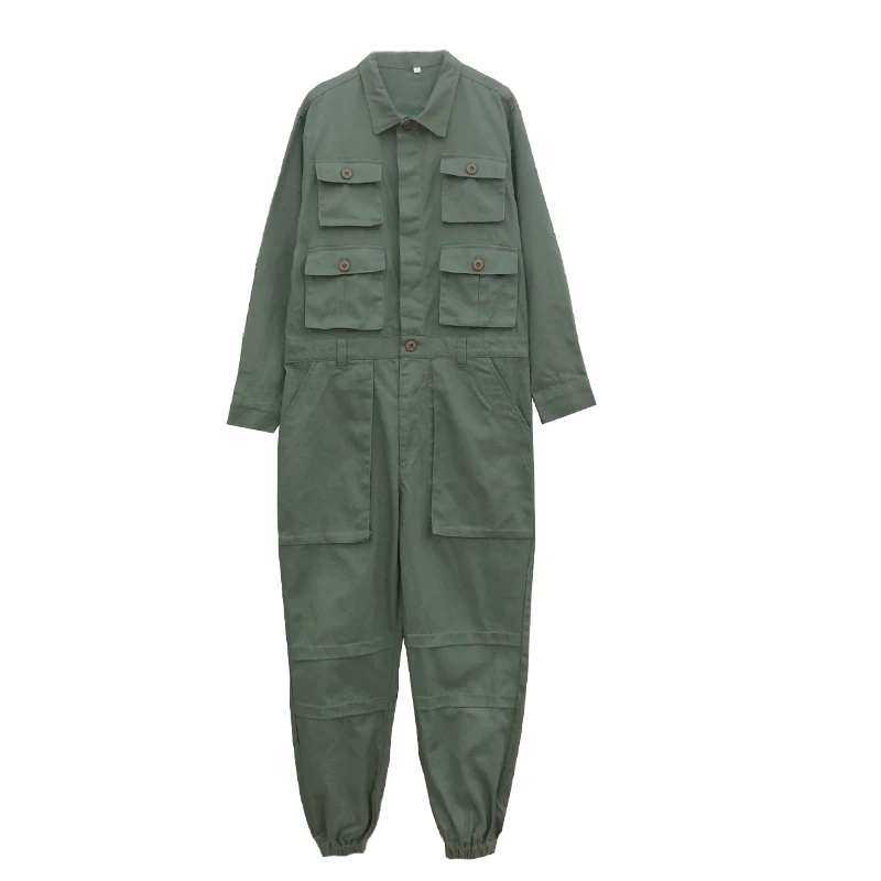 green work jumpsuit