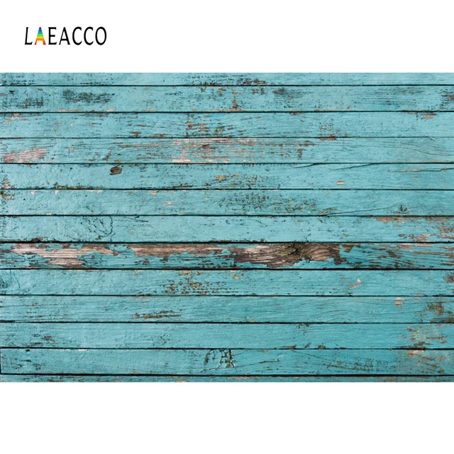 Laeacco Hardwood Backdrops Fade Blue Planks Board Texture Home Decor Pet Doll Portrait Photo Backgrounds Photocall Photo Studio