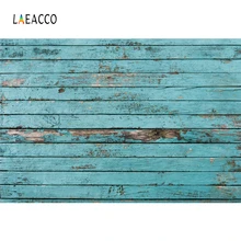 Laeacco Tábua De Madeira Velha Textura Azul Retrato Fotografia Fundos Fotográficos Personalizados Adereços Cenários Para Photo Studio