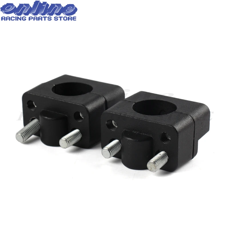 PRO TAPER Aluminum Motorcycle Dirt Bike Handle Bar Mount Fat Bar Adapter Handlebar Mounts Riser Clamp 7/8\