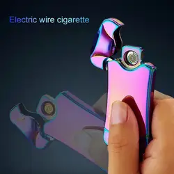 2019 новые наружные инструменты Зажигалка Мода ветрозащитный USB перезарядка Зажигалка сигарета курение электрическая зажигалка