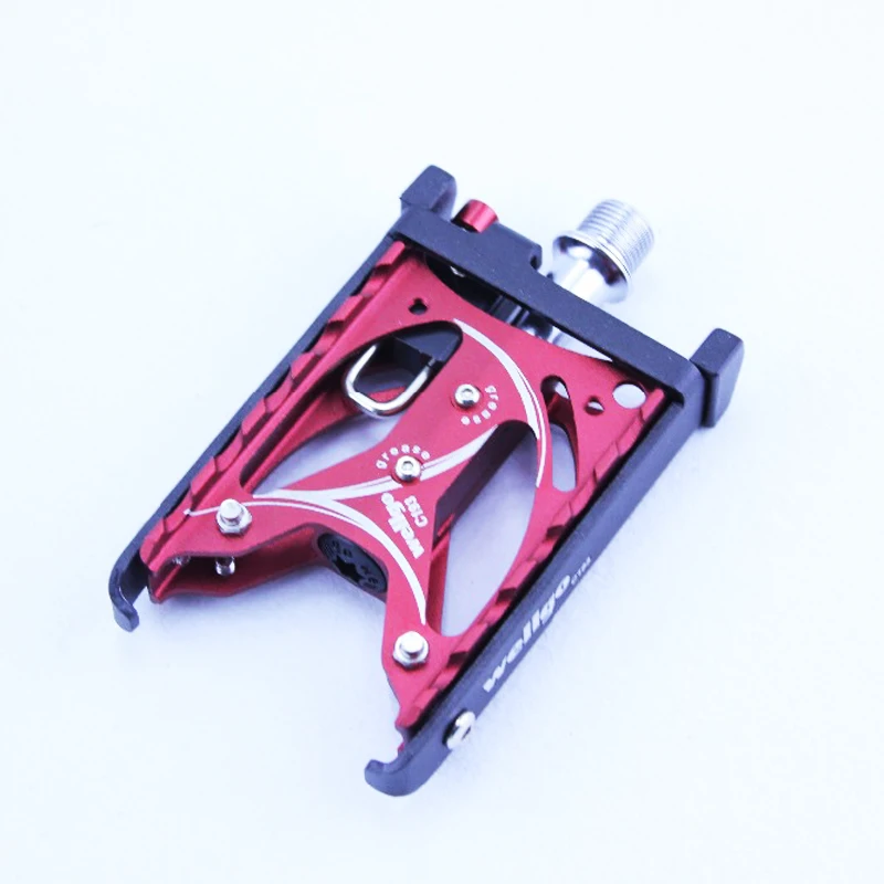 

Wellgo Folding Bicycle Pedal Ultra Light Sealed Bearing Aluminum CNC machined Anodized City Bike Pedals C193