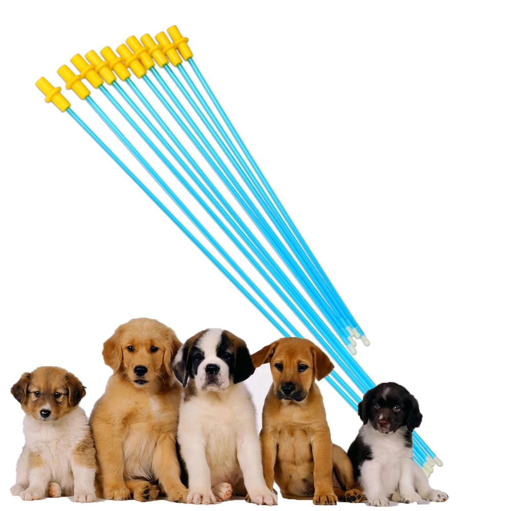 Professional Canine Mating Artificial Insemination Disposable Pipe Plastic Pets Dog Device Pipes 15cm 20cm 30cm 40cm 20PCS Disposable Artificial Insemination Tube