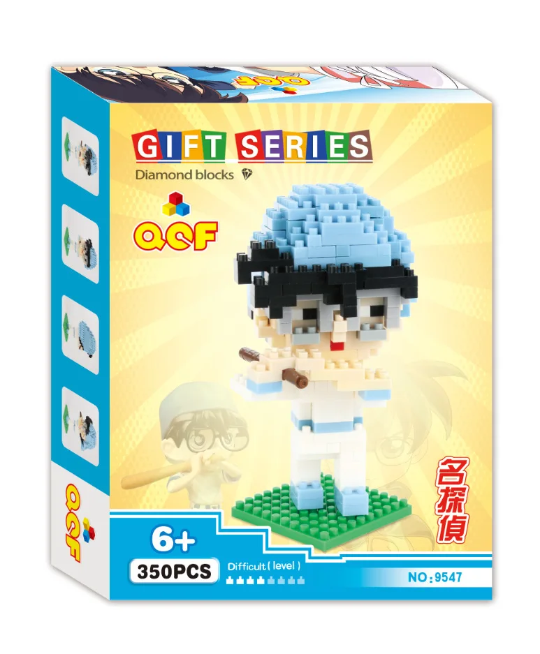 QCF Blocks Conan Mini Blocks Japanese Cartoon DIY ...
