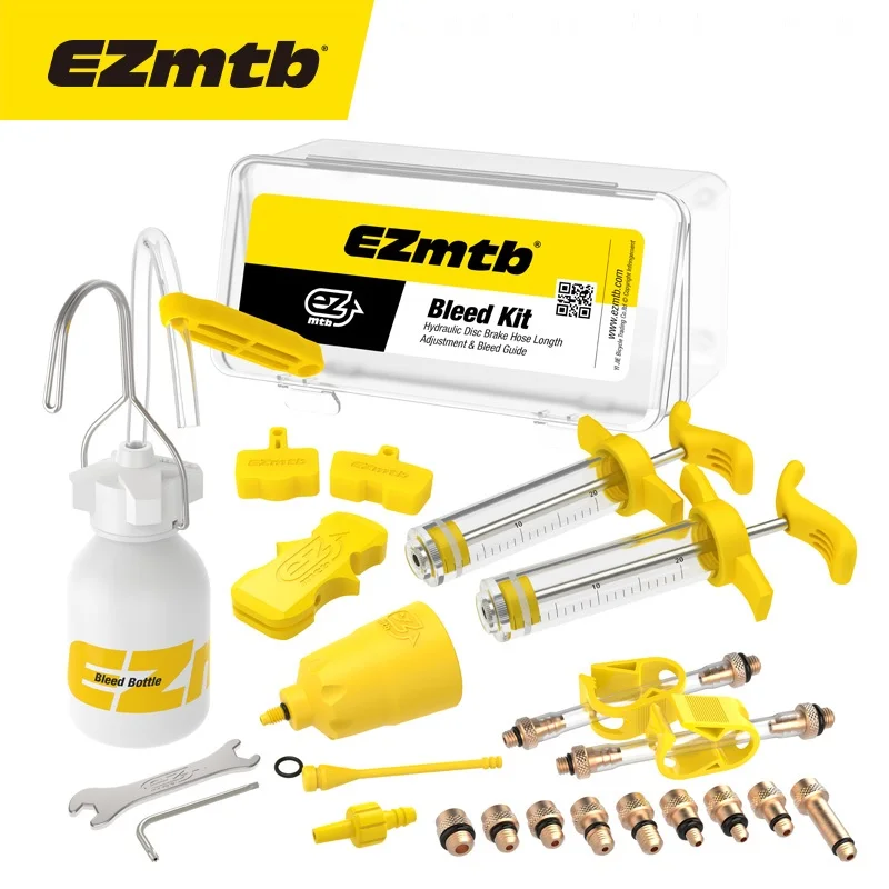 

Hydraulic Brake Tool Set Bleed Kit Hydraulic Disc Brake Hose Longth Adjustment & Bleed Guide Maintenance Tool For Shimano avid