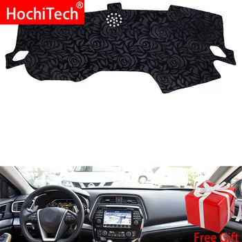 

Rose Pattern Non-slip Dashmat Dash Mat Dashboard Cover Pad Cover Carpet Car Sticker for Nissan CIMA 2016 Car Styling