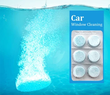 

LEEPEE Car Auto Window Cleaning Glass Cleaner Car Styling Car Solid Wiper Fine Seminoma Wiper Car Windshield Cleaning 6pcs/pack