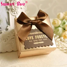 Sweetlive коробка конфет на свадьбу модная Индивидуальная коробка конфет на свадьбу Многоцветный Размер s M L