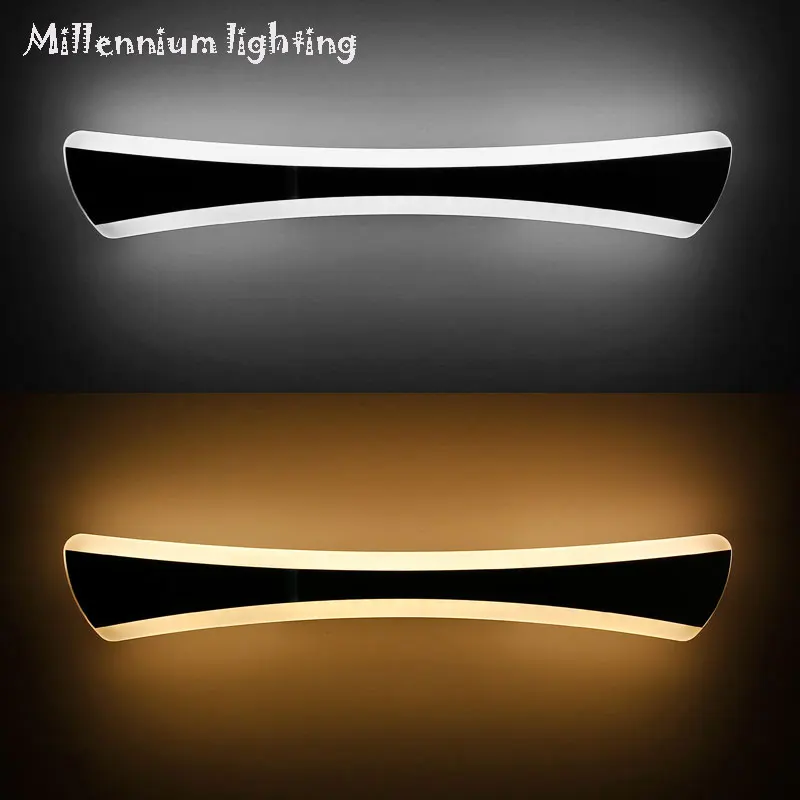 Skup Reflektory lustrzane LED, nowoczesne oświetlenie, 50cm24w, dekoracyjne światła ścienne do sypialni, oświetlenie łazienkowe, wodoodporne, przeciwmgielne