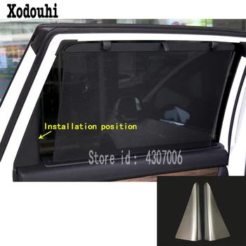 

Car Stick Rear Door B Column Audio Speak Window Windshield Side Triangle Frame Trim 2pcs For Honda CRV CR-V 2017 2018 2019 2020
