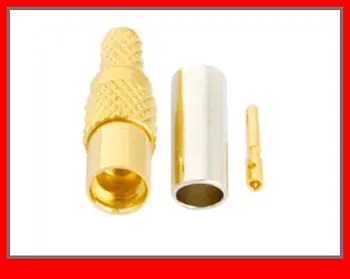 

10 pcs RF Coaxial Connector MMCX female Straight connector crimp for RG316