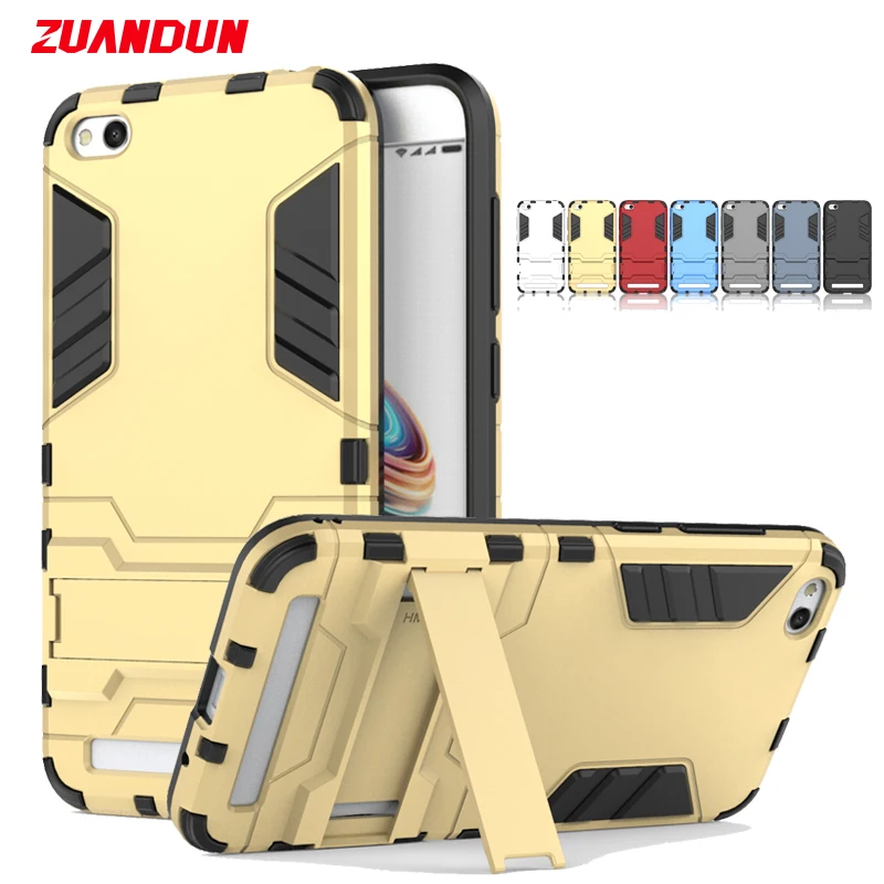 

Hybrid Armor Case For Xiaomi Redmi 5A Note 4 4A 4X Note 5A 360 Full Cover Protective Case For Xiaomi Mi 5X Kickstand Phone Case