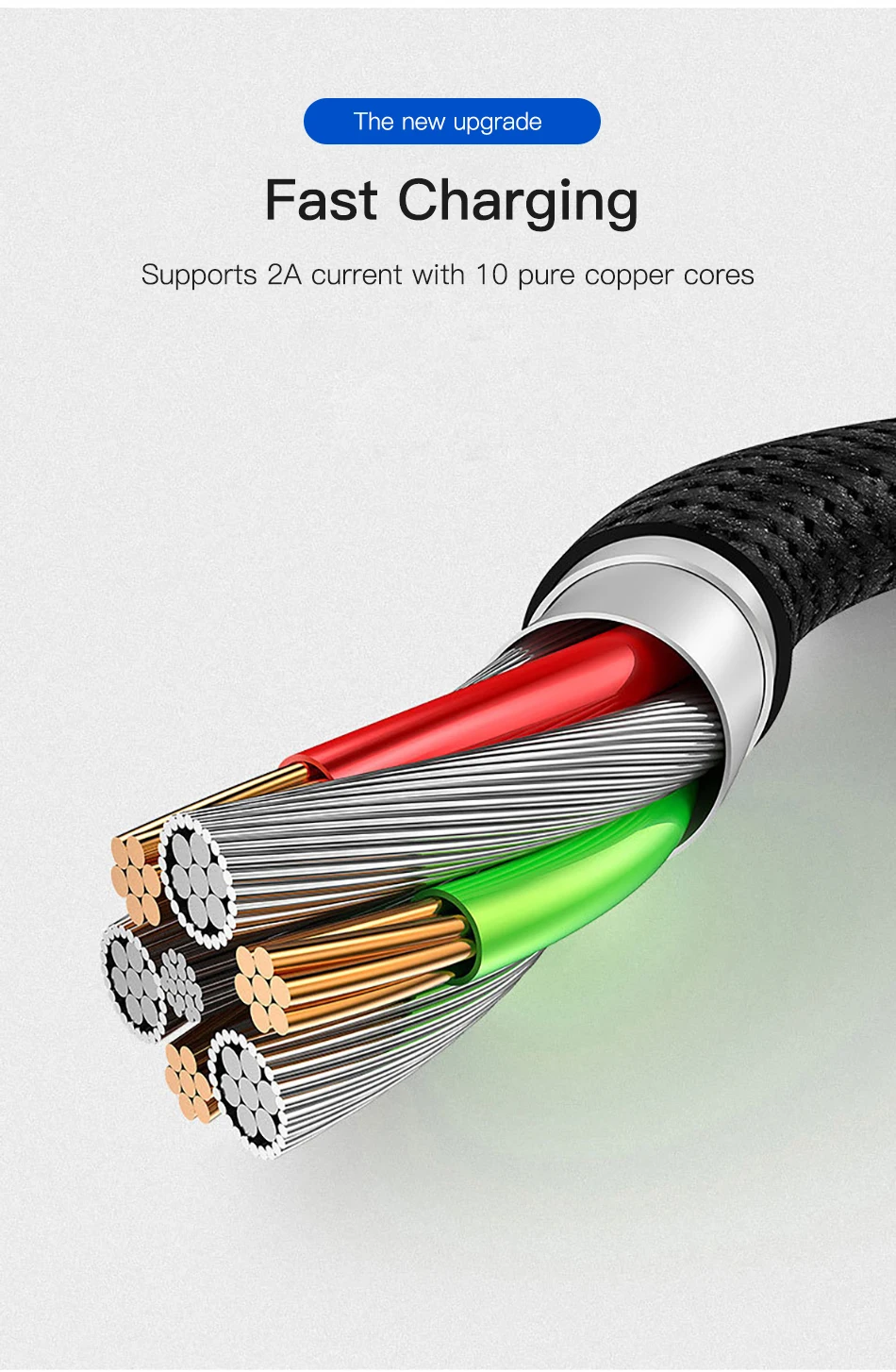 !ACCEZZ Elbow Micro USB Cable Fast Charging For Samsung S7 S6 Note 4 5 Edge Android Phone Data Cable For Xiaomi Redmi 4X Huawei  (10)