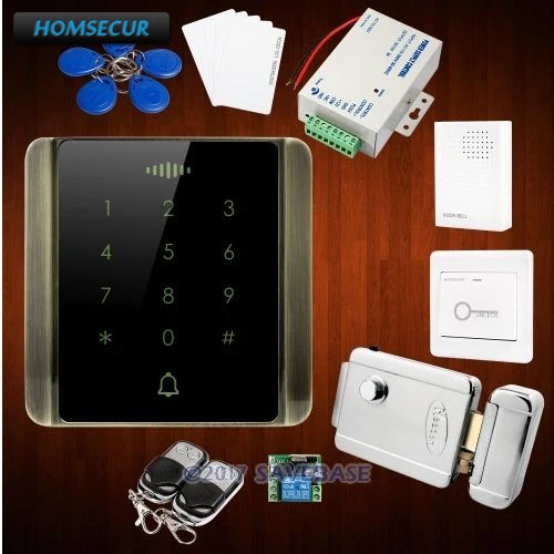 

HOMSECUR Waterproof RFID Access Conrtol With WG26/34 Input and Output For Reading + Electric Lock