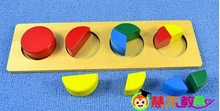 Juguete del bebé Tablero de Forma Geometría Bloque de Madera Puzzle Montessori Juguete Del Rompecabezas Preescolar juguete de Aprendizaje Temprano Para Niños Juguetes Brinquedos juguetes