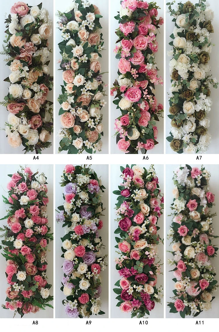 peça central de seda artificial rosa flor
