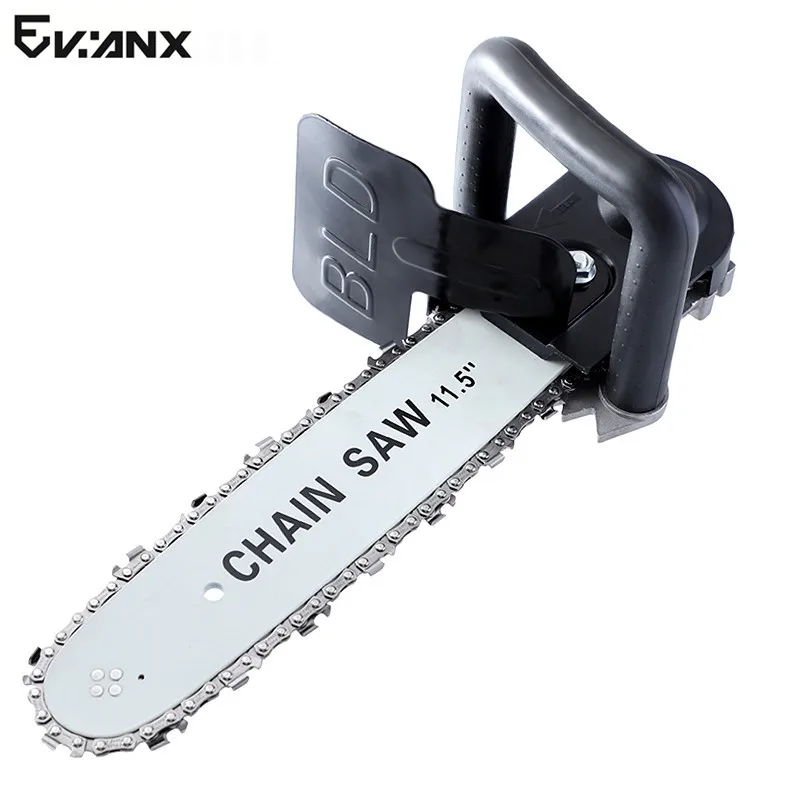

Electric Chain Saw 11.5" Cutting Wood Tools HCS Electric Chainsaw Converter M10 Angle Grinder Adapter For Woodworking Tools