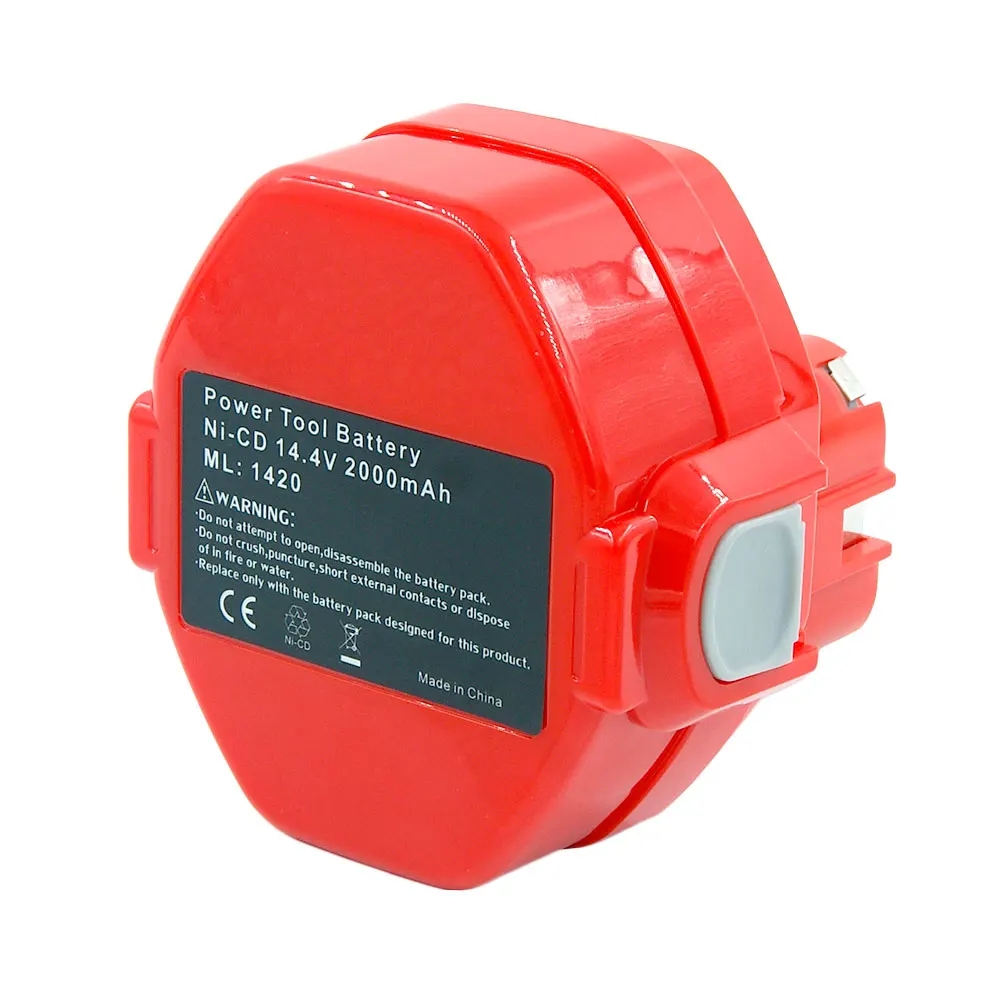 New Replacement 14.4v 2.0ah Nicd Power Tools Rechargeable Battery Pack