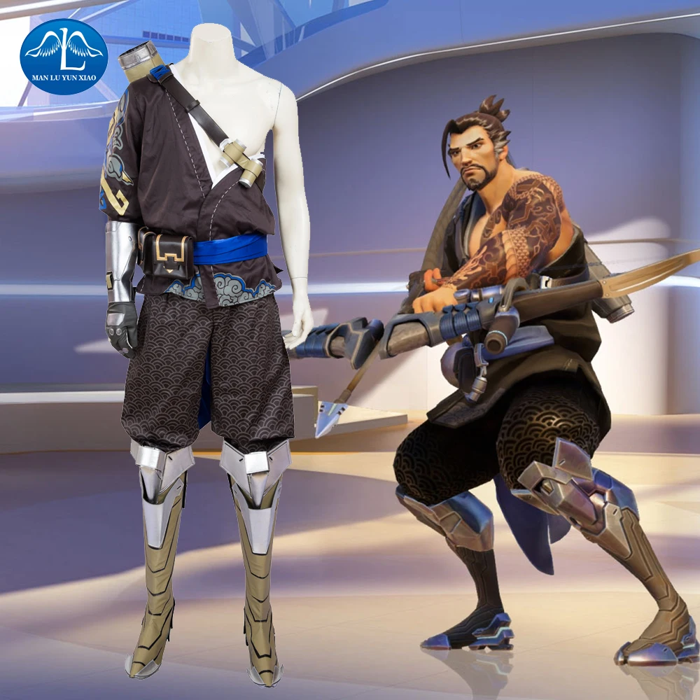 hanzo manluyunxiao nowa moda mska cosplay costume deluxe strj gry cosplay halloween kostiumy dla mczyzn - Halloween Fashion Games hanzo manluyunxiao nowa moda mska cosplay costume deluxe strj gry cosplay halloween kostiumy dla mczyzn - Halloween Fashion Games