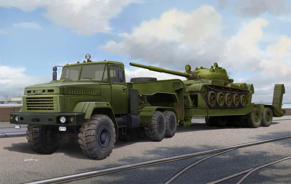 RealTS Hobbyboss 85513 Украина KraZ-6446 трактор w/ChMZAP-5247G