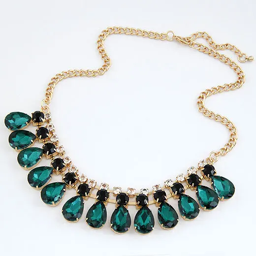 Bohemia Fashion Costume Jewelry Baroque Resin Emerald Green Water Bohemia Fashion Costume Jewelry Baroque