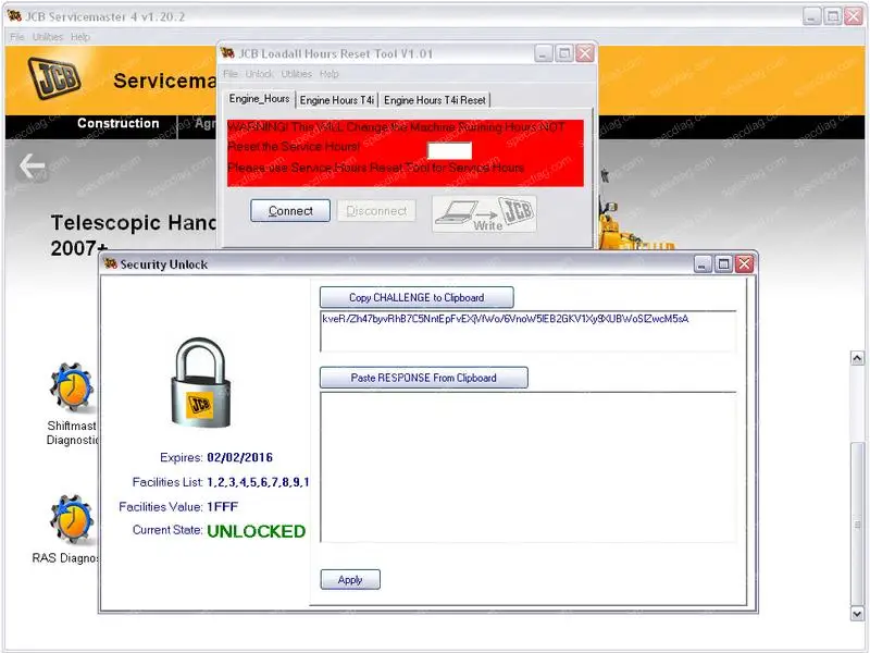 JCB безопасность разблокировать ключ калькулятор v0.2|unlock key|calculator key |
