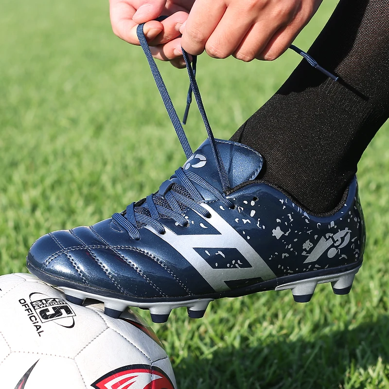 

Long Spikes Boys Football Shoes Kids Sneakers Footwear Outdoor Children Soccer Shoes Cleats Turf Trainers Sports Shoes