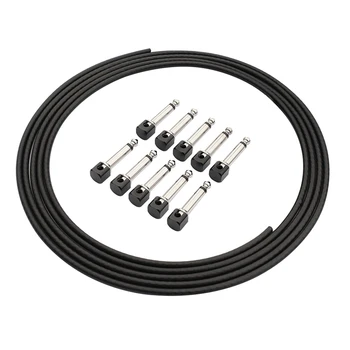 

Effects Diy Solderless Cable Kit Pro Guitar Pedalboard Patch Cord Set Durable Stringed Instruments Effect Accessories