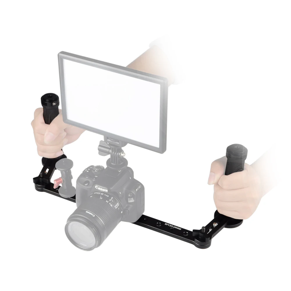 

MINIFOCUS Gimbal Dual Handle Grip Bracket Set for 3-Axis for DJI Gimbal Stabilizer Expansion Bottom Plate Mount