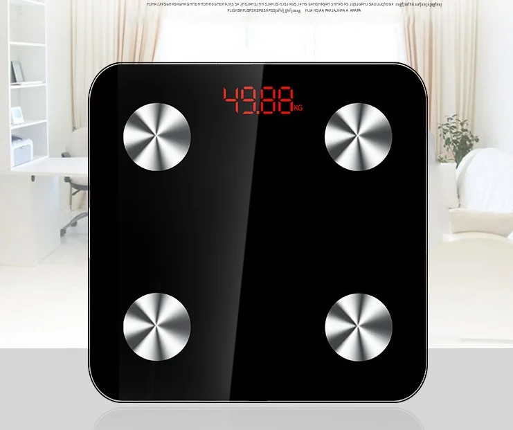 Thin!! 25 Body Data Household Smart Scales Bathroom Weighing Floor