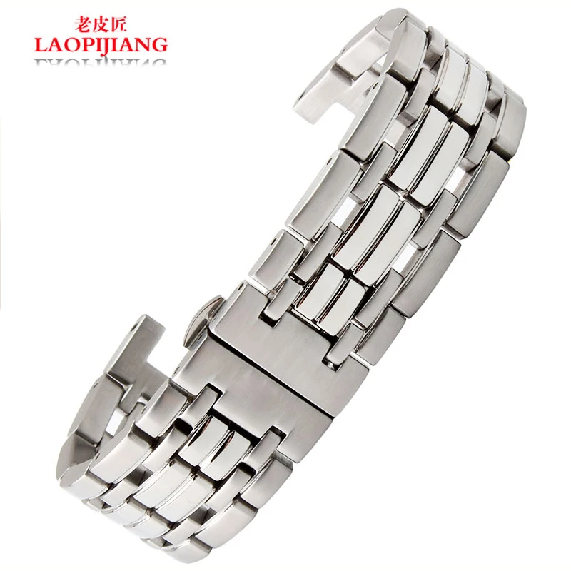 

LaopijiangWatch for GC steel watch band steel watch accessories 22mm male notch band
