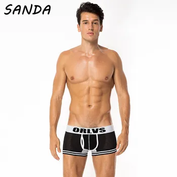 

2020 Hot Sale Brand Sexy Men Underwear Boxers Man Cotton Cueca Underwear Pouch Male Boxer Shorts Mesh Convex Pants Dropshipping