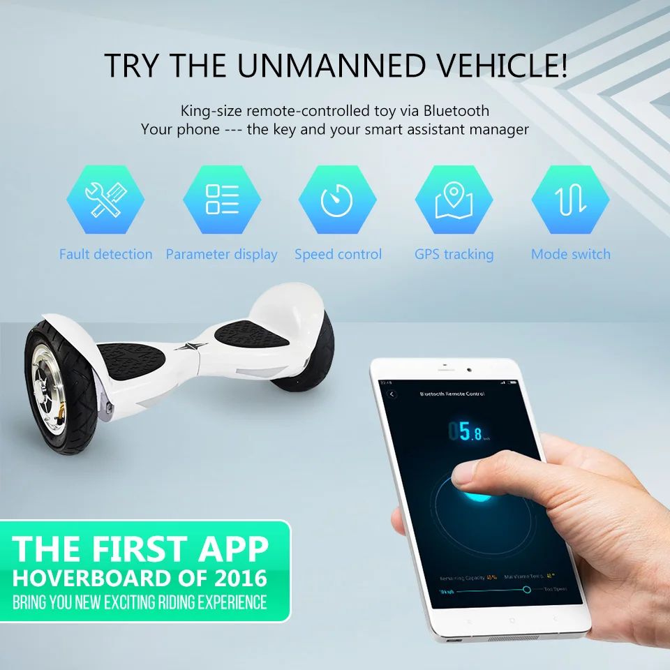 New Hoverboard Bluetooth APP Control 2 Wheel Self Balancing Electric Scooter Smart Balance Skateboard Hover Hoover Board|Self Balance Scooters| - AliExpress