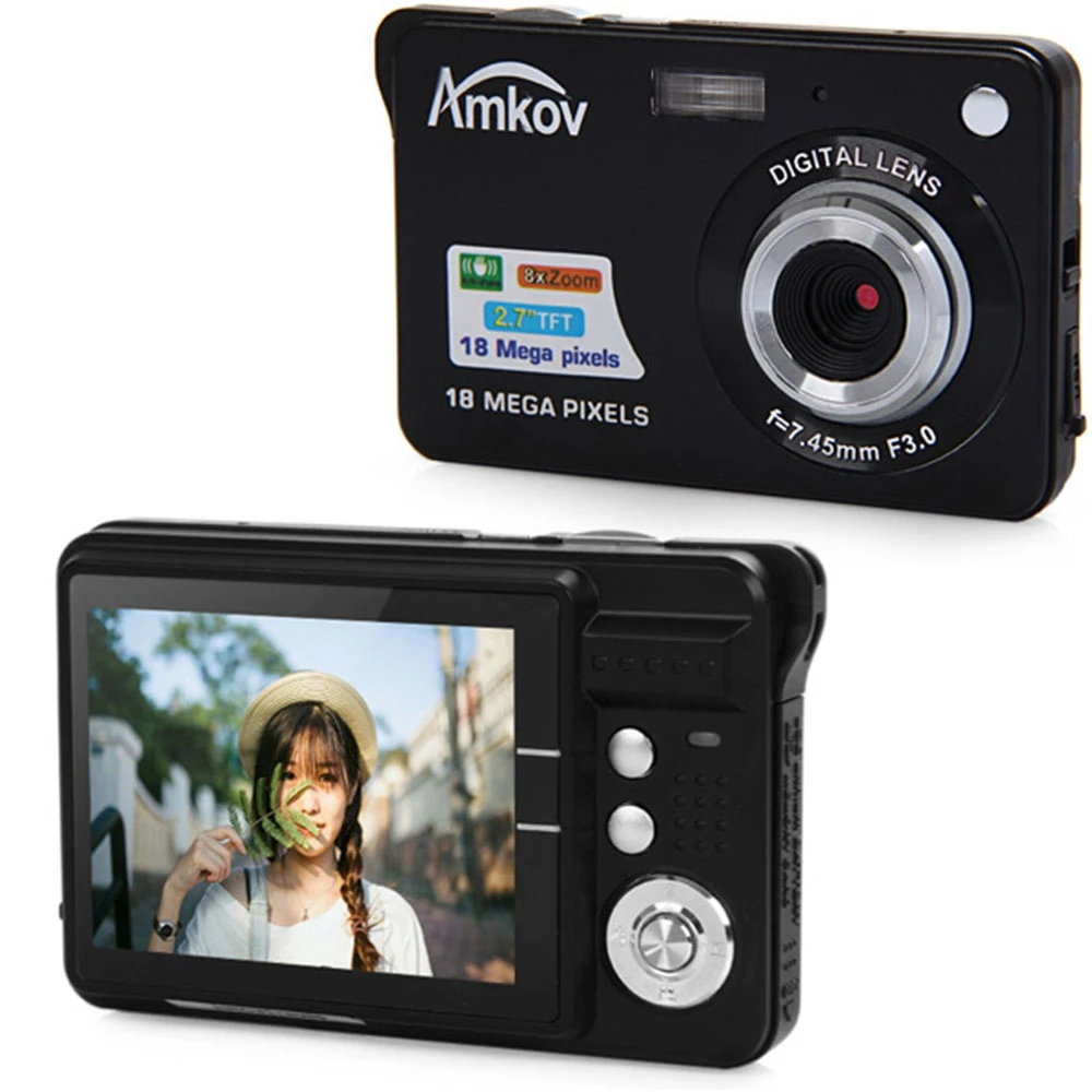 Prix pour Amkov CDC3 2.7 Pouce TFT HD Écran 18.0MP CMOS 3.0MP Anti-shake Caméra Vidéo Numérique avec Zoom Numérique 8X Prix pour Amkov CDC3 2.7 Pouce TFT HD Écran 18.0MP CMOS 3.0MP Anti-shake Caméra Vidéo Numérique avec Zoom Numérique 8X