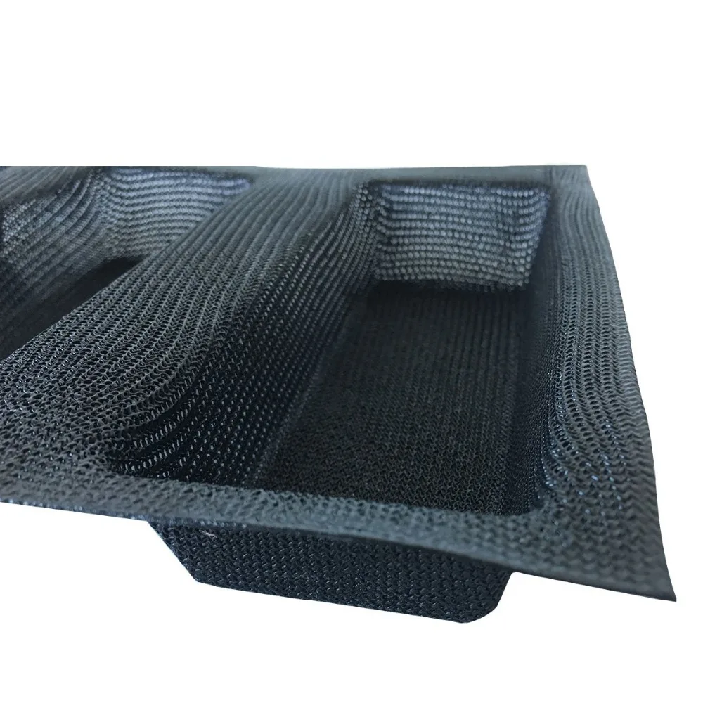 Silicone Bread Forms Square Shape Bread Molds Non Stick Bakery Tray Silicone Coated Fiber Glass Loaf Crusty Bread Bakeware