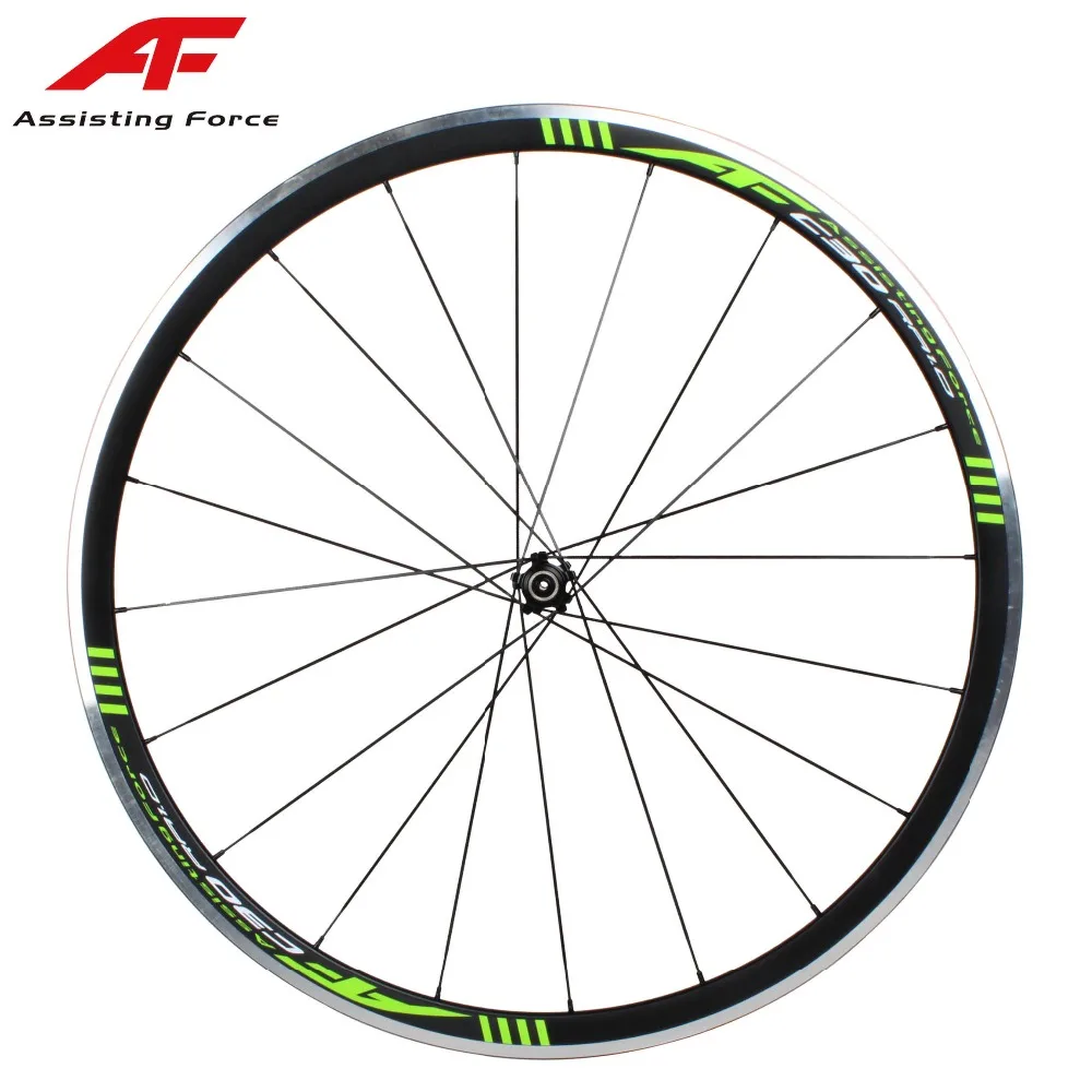 NEW AF alloy super light clincher wheels only 1500g aero spokes