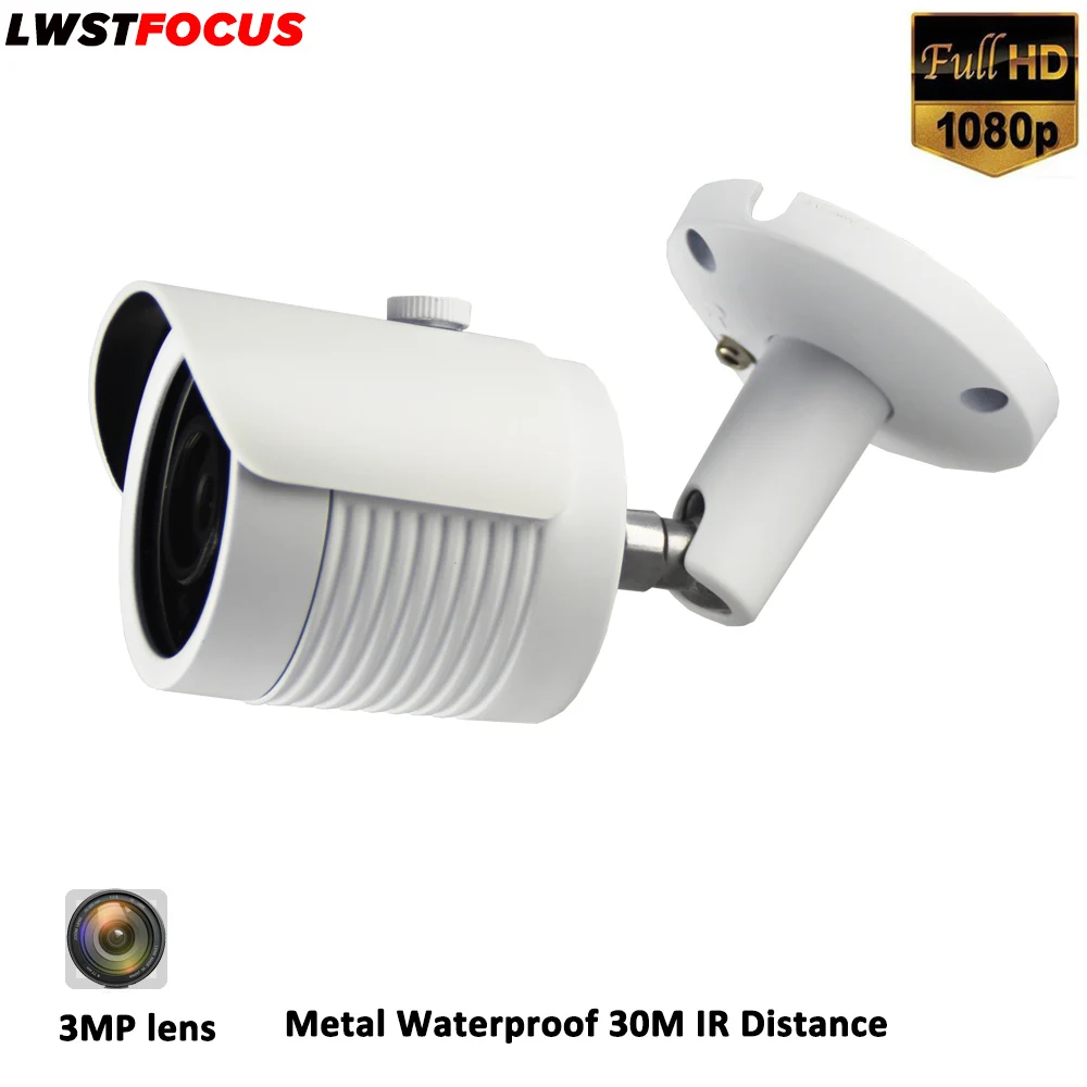 Lwstfocus 4ch AHD 1080n DVR безопасности Камера Системы 2 шт. 1080 P всепогодный пуля