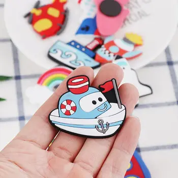 

10Pcs Creative Car Design Fridge Magnets For Kids Small Size Silicon Gel Magnetic Fridge Magnet Animal Magnets