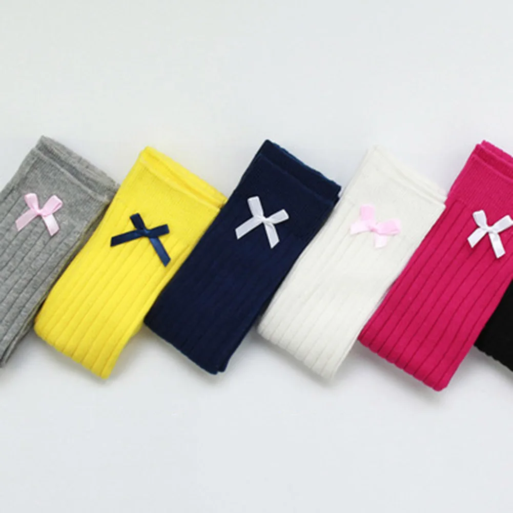 6 Solid Color Toddler Baby Girl Clothes Accessories Sock Newborn Toddler Knee High Socks Baby