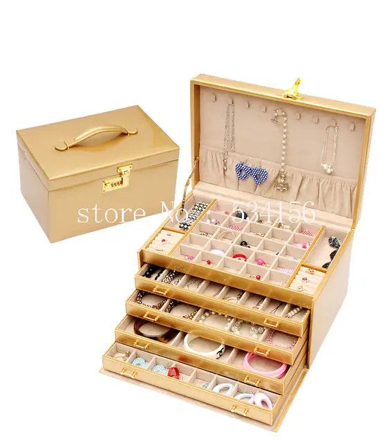 Us 393 0 Free Shipping Super Luxury Leather Jewelry Box Earrings Watch Necklaces Pendants Display Holder Organizer Gift In Packaging Us 393 0 Free Shipping Super Luxury Leather Jewelry Box Earrings Watch Necklaces Pendants Display Holder Organizer Gift In Packaging