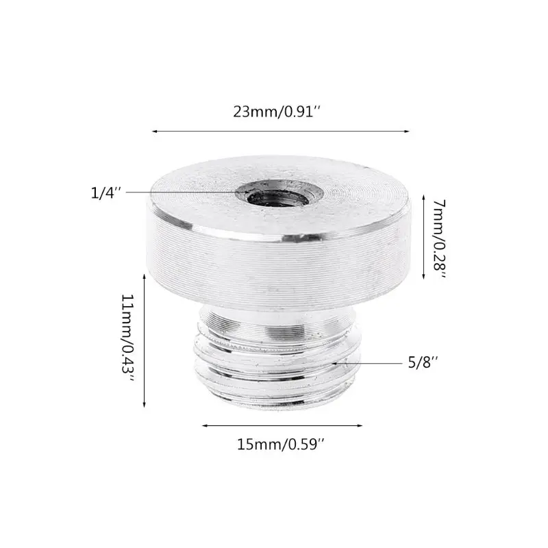 

1/4'' to 5/8" Adpater for 5/8 Thread Line Laser Rangefinder Level Tripod Stand Threaded Adapter