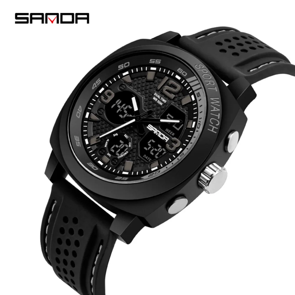 Мужские модные часы, роскошный бренд, reloj, новые часы, Hour relogio, Saat, часы, мужские часы, женские, montre homme, relogio, цифровые# F