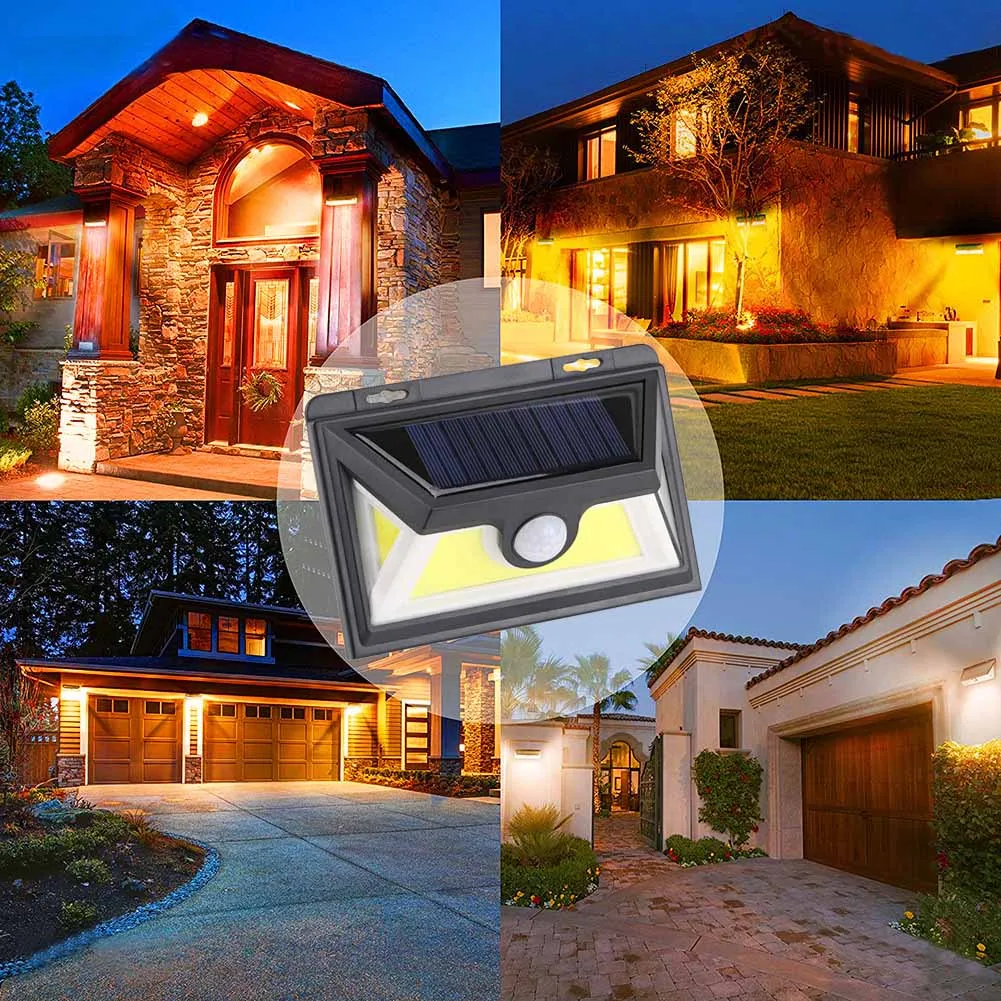 

Newest 95 LED Solar Human Body Motion Sensor Wall Light Outdoor Garden Light Lamp Waterproof
