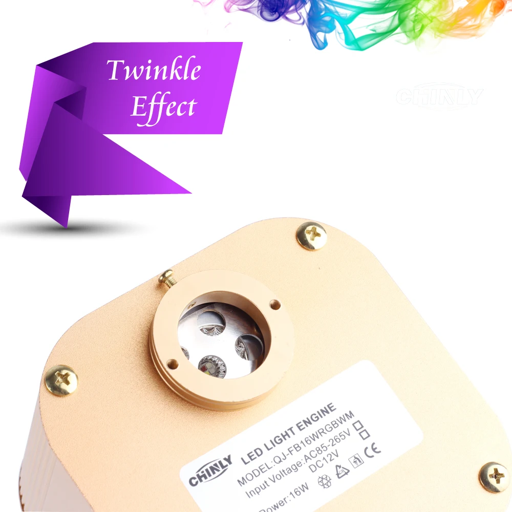  Fiber Optic Light Source Smart Bluetooth APP Control Twinkle CREE Chip 16W RGBW LED Engine Driver f - 32517068520