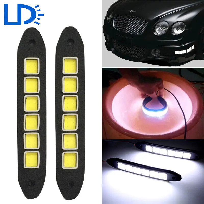 Car DRL Daytime Running Lights With Turn Signal LED Lights Lamps For Toyota Aygo MK2 2014+ P21W PY21W BAU15S Car Accessories