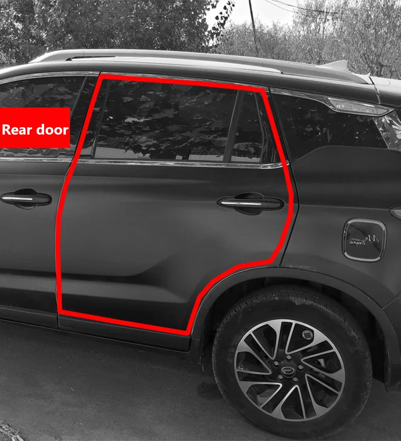 Car Stickers Door Seal Strips Sticker Protection Car Door Edge Guards Sound Insulation Seal Strip Rubber Seals Sound Insulation (2)
