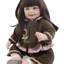 Дизайн распродажа реалистичные куклы для девочек, длинный парик,, детские куклы, модная Кукла, рождественский подарок